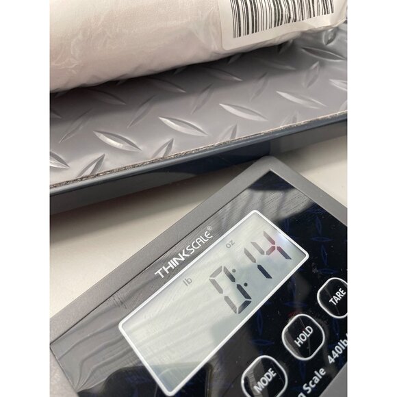 Susan Graver Liquid Knit Scoop Neck Top and Scarf Set Womens MED Ivory Plaid NEW - Picture 7 of 7